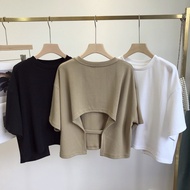 <![CDATA[Women's Halter Short Sleeve Top - Fashionable & Loose Fit]]>