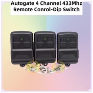 Autogate Door Wireless 4 Channel  Remote Control 433Mhz  DIP Switch  (Battery included)