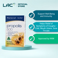 [Expiry May 2026] NATURAL LIFE Propolis 500mg (60 Softgel Capsules) 05200010