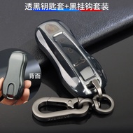 เคสกุญแจรถยนต์ Porsche แบบโปร่งบางสำหรับผู้ชาย 911 Macan Cayenne 718 Taycan วัสดุ TPU ปกป้องแบบเต็มร