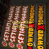 Stiker hashtag custom