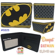 Black Batman Pattern Folding Wallet Batman Wallet/ Batman Children's Wallet/ Boys' Wallet