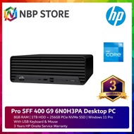 HP Pro SFF 400 G9 6N0H3PA Desktop PC Black ( I5-12500, 8GB, 1TB+ 256GB SSD, Intel, W11P )