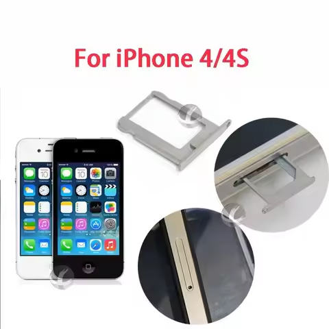 SIM Card Tray for iPhone 4 4S 5 5S 5C SE 6 6P 6S 6SP 7 7P 8 8P Plus X XS Reader Connector Socket Hol