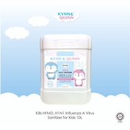 Kynn Quinn Kid's Sanitizer (10L Combo) Kills 99.99% Covid, HFMD, H1N1, Influenza A Virus