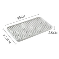 Dish Dryer Tatakan Pengering Piring Uk Besar 39 x 22.5 x 2.5cm White