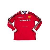 Manchester United Home 1998 1999 Long Sleeve Retro Jersey