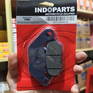 Indoparts Front Brake Pads 5YP-W0045-00 Used for Jupiter MX, Vega R, Vega R New, Xeon, Byson, NMAX, 
