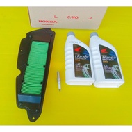 Oil Spark Plug Filter Set Mb10w-30 Gray Cap 0.7 Liters/0.8 Genuine Honda ADV350 Year 2022 FORZA350 2