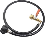 Joywayus QCC1 Propane Refill Adapter Hose 39" Extension Hose with ON/Off Control Valve for 1 LB Prop