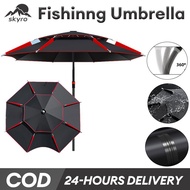 Fishing Umbrella Payung Mancing Besar 360° Adjustable Portable Outdoor Camping Rainproof Beach