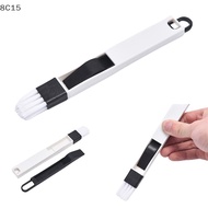 [8C15] 2IN1 Window Door Tracks Groove Clean Brush Dustpan Crevice Keyboard Brush [8C]