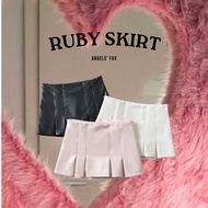 ANGELS.FAV | Rosie Leather Skirt Comes In 3 Colors.