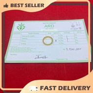 Promo Cincin Emas 24 K Tunangan 8 gram dapat Nota toko langsung