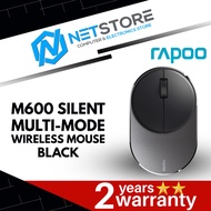 RAPOO M600 SILENT MULTI-MODE WIRELESS MOUSE - BLACK - RP-M600ST-BK