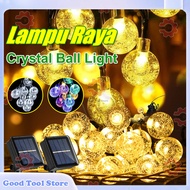 LED Solar Crystal Ball Light Fairy Light Outdoor Patio Lawn Landscape Garden Home Decor lampu hiasan