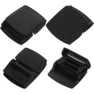 4Pcs 38cm Black Plastic Belt Buckles, Nylon Canvas Web Belt Buckle Webbing Cam Buckle for 36mm to 38