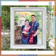 กรอบหลุยส์ 20x24 นิ้ว รวมอัดและเคลือบภาพ flashsale ลดกระหน่ำ