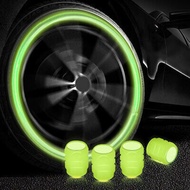 [ISHOWSG] Universal Fluorescent Car Tire Valve Auto Tyre Valves 4/8/16 PCS Yellow General