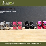 CS168ph UNION JACK Titanium Hinge Lever + Clamp Ver.3 Bicycle Parts & Accessories