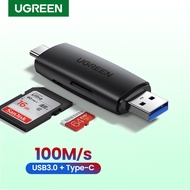 UGREEN 2-in-1 USB Card Reader Type C USB 3.0 to SD Micro SD TF Adapter for laptop Phone OTG Cardread