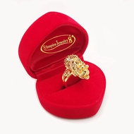 Inspire Jewelry (NN) ,แหวนปี่เซียะ นพเก้า ตัวเรือน24K งานจิวเวลลี่ พรเก้าประการ นำโชค เสริมดวง พร้อมความยิ่งใหญ่ ร่ำรวย