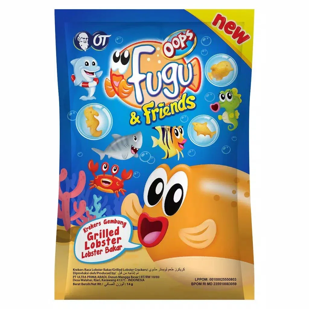 OOPS Fugu Puff Crackers Kemasan 1Pcs
