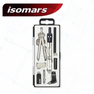 ชุดวงเวียนเขียนแบบ 8 ชิ้น ISOMARS ISM-CS08