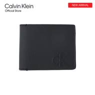 CALVIN KLEIN กระเป๋าสตางค์ผู้ชาย Allover Monogram Logo รุ่น 4G1022G UB1 - สีดำ