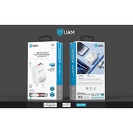 **UAM CHARGER UHK-09p ***48W (PD30W +18W)*
Tc+usb A