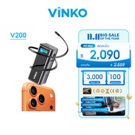 [เครื่องหมาย CCC]VINKO V200 Laptop Power Bank 20000mAh 130W แบตสำรอง ชาร์จเร็ว USB-C ช่อง สายชาร์จใน