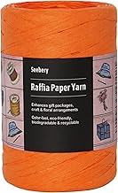 Raffia Ribbon Yarn for Crafts - Raffia Grass Twine for Gift Wrapping, DIY Decoration, Blinds & More 