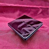 V16-K02A-BK 2 Gang 1 Way Flat Switch Diamond Black Architech