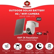OUTDOOR WIFI / 4G CAMERA | EZVIZ CB8 LITE C/W SOLAR PANEL
