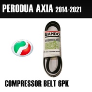 PERODUA AXIA 2014-2021 YEAR 6PK BANDO BELT (AIRCOND COMPRESSOR BELT) 1155