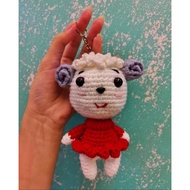 Sheep Plushie Keychain