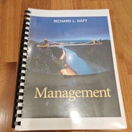 Management Richard L. Daft 12th Edition Cengage (Second hand)