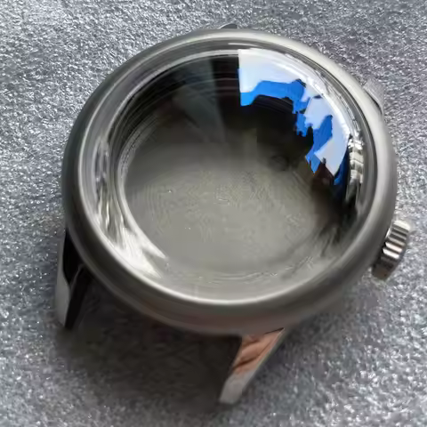Watch Modify Parts 36mm Titanium Material Pilot's Case Sapphire Glass Suitable For NH35/36 Automatic