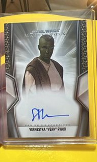 Topps 2025 Star Wars Masterwork Vernestra Auto
