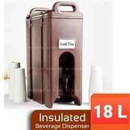 Water Dispenser Cambro Container Jiwins JD 18L/44.5L Balang Air Insulated Beverage Coffee Tea Juice 