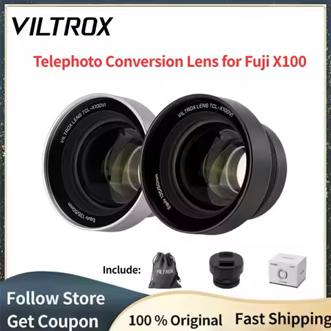 Viltrox TCL-X100VI 50mm Equivalent Telephoto Conversion Lens for FUJIFILM X100 Series Cameras