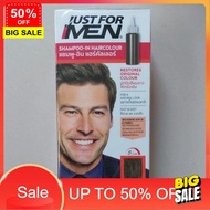 hair color สีย้อมผม ยาย้อมผม สีผม just for men shampoo ปกปิดผมขาว in haircolour h-45 natural dark br