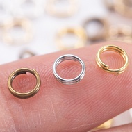200pcs 5mm 6mm 7mm 8mm 10mm 12mm 14mm Keychain Rings Open Jump Split Rings Double Loops Circle Key R