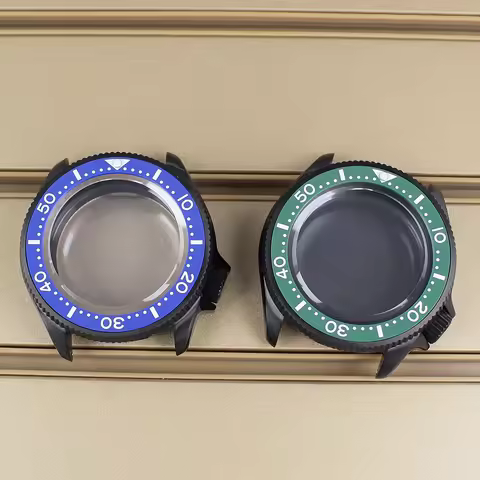 38mm Men's Watch Case Ceramic Bezel Sapphire For Mod SKX013 Seiko NH35 NH36 NH38 NH34 Movement 28.5m