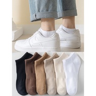 stokin lelaki stokin Socks Men White Autumn Winter Japanese Style Sweat-Absorbent Student