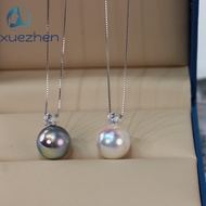 925 Silver AKOYA PearlS Necklace with Earrings - Princess DianaS Style Clavicle Chain