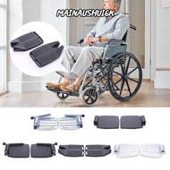MAINAUSHUI6K 1Pair Wheelchair Footrest Pedal, with Leg Tube Non-slip Wheelchair Footboard, Durable R