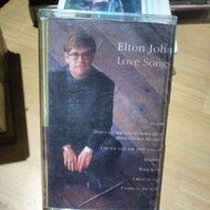 Full box cassette tape Original "Elton John Love Songs"