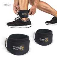 HHDZ PJX1（Ready stock） Fitness Equipment Gym Ankle Strap Padded Double D-Ring Adjustable Ankle Weigh