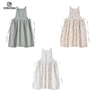 SONONIA Painting Apron American Country Apron Dress with Two Pockets Workshop Apron